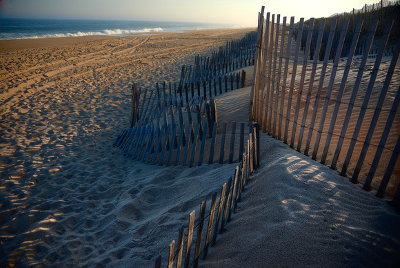 Beach fence at Two Mile Hollow