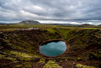 Kerid crater lake, Iceland