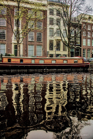 Canal houseboat, Amsterdam