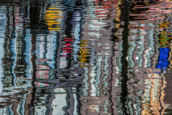 Canal reflection, Amsterdam