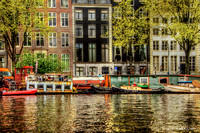 Canal life, Amsterdam